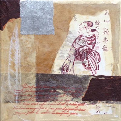 34-Samurei mit Feder